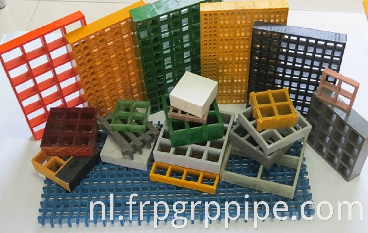 Glasvezel versterkte plastic grills FRP -roosterprijzen FRP -platform Gardels geul roosterplaat paneel